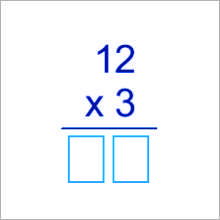 image of math problem with boxes for answers.