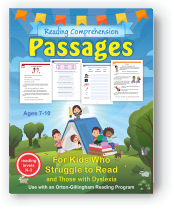 Comprehension Reading Passages for Struggling Readers and Those with Dyslexia