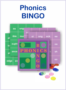 phonics bingo game